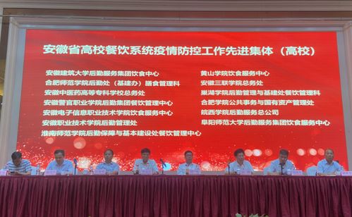 后勤服务集团获安徽省高校餐饮系统疫情防控工作先进集体称号